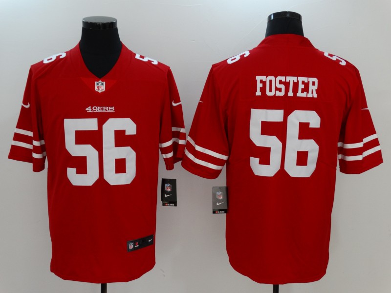 Men's San Francisco 49ers Ruben Foster #56 Red Jersey